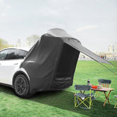 Camping Tält Tailgate Utomhus vattentät Solskärm Sekretess Shade Awning för Tesla Modell Y