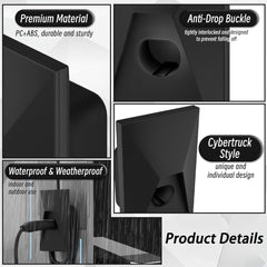 Cybertruck 스타일 방수 충전기 정리함 Tesla Model 3/년/S/엑스