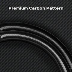 Husa volan din piele cu model de carbon in forma de D pentru Tesla Model Y Juniper 2025+