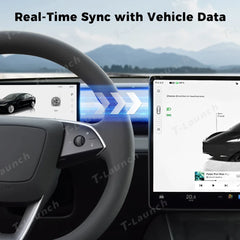 10.88" Large Instrument Cluster Head Up Display for Tesla Model Y Juniper Standard 2025+