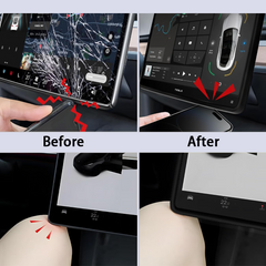 กรอบซิลิโคนกันรอยหน้าจอตรงกลางสำหรับ Tesla Model 3 ไฮแลนด์ 2024+
