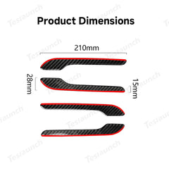 Dørhåndtagsdæksel til Tesla Model 3/Y (4 STK.)