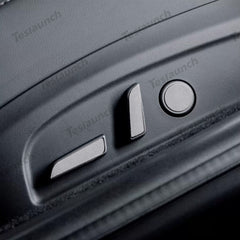 Naklejka przycisku regulacji siedzenia Alcantara na rok 2024 Model 3 Highland