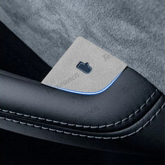 Alcantara Door Button Switch Cover 4 PCS Para 2024 Model 3 Highland