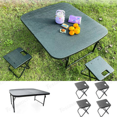 Upgraded Camping Folding Table Travel & Trunk Storage for Tesla Model Y Juniper 2025+