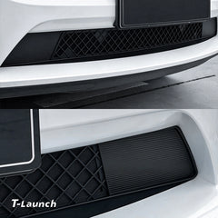 Front Bumper Protective Mesh Grille Panel for Tesla Model X 2023-2025