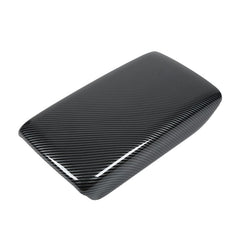 Revestimento do apoio de braço da consola central em fibra de carbono genuína. Model X/S 2021+