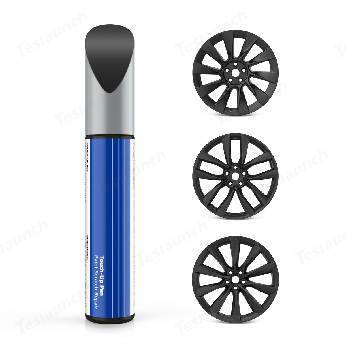Wheel Rims Touch Up Paint for Tesla 3/Y/S/X- DIY Curb Rash Repair with Color-matched Touch Up Paint