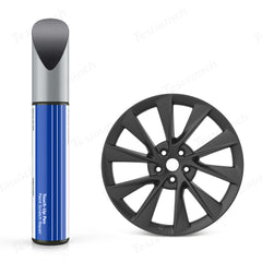 Ráfky kol retuš lak pro Tesla Model S- DIY oprava vyrážky na obrubníku pomocí barevně sladěné retušovací barvy