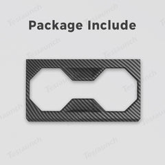 Senter Console Cup-holderramme omslagspanel for Cybertruck