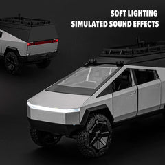 Cybertruck 1/24 Pickup Camping RV Samochód ze stopu metali Model