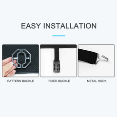 Andningsbar Ice Silk Air Mesh Sittdyna för Model 3/Y