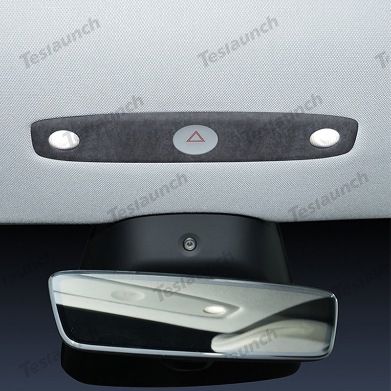 Alcantara Ön Okuma Lambası Kapağı Stickerı 2024 İçin Model 3 Yayla