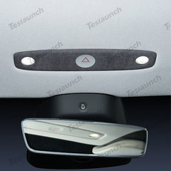 Alcantara Ön Okuma Lambası Kapağı Stickerı 2024 İçin Model 3 Yayla