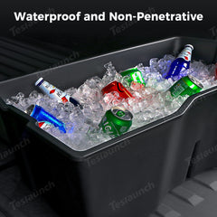 Caixa de armazenamento portátil inferior da cama traseira para Cybertruck