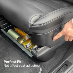 กล่องเก็บของใต้เบาะนั่ง ถาดจัดระเบียบแบบซ่อนสำหรับ Tesla Model เอ็กซ์(2022-2024)