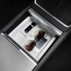 Multifunktionel midterkonsolorganisator til Tesla Model Y Enebær 2025+