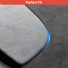 Suede Sunshade Dashboard Mat – UV Protection & Anti-Glare for Tesla Model Y Juniper 2025+