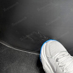 Extended-Length Center Console Side Kick Protection Pads -2-Piece Napa Leather Set for Tesla Model Y Juniper 2025+