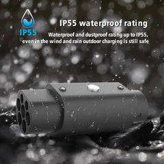 Adaptador de carregamento EV tipo 2 para tipo 1