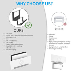 Starlink Gen 3용 올인원 금속 라우터 및 전원 공급 장치 벽면 장착 키트