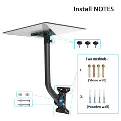 Ρυθμιζόμενο κιτ επιτοίχιας βάσης οροφής για Starlink Gen 3