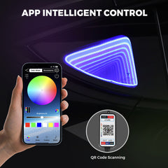 삼각형 창 주변 조명 Tesla Model 와 (2021-2023)