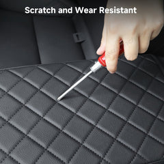 Funda de cuero para reposabrazos central con bolsillos laterales para Tesla Model Y Juniper 2025+