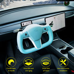Teslaunch Model 3/Y Yoke Steering Wheel(Gen 2)