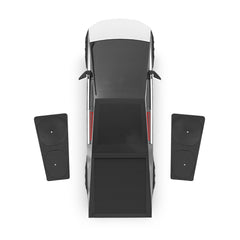 Tende parasole da campeggio per finestre con isolamento termico e privacy per Cybertruck