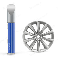 Ráfky kol retuš lak pro Tesla Model S- DIY oprava vyrážky na obrubníku pomocí barevně sladěné retušovací barvy