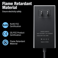 60W AC to DC Power Supply Adapter for Starlink Mini - T-Launch