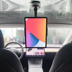 ที่วาง iPad แบบแฮนด์ฟรี ที่วางแท็บเล็ตสำหรับเบาะหลังรถ Tesla Model 3/ปี/S/X/ไซเบอร์ทรัค