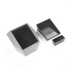 Cybertruck Style Rear Storage Box Organizer per sedile posteriore per Model Y 2021+