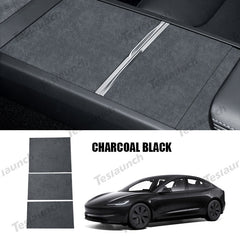 Capa autocolante da consola central de Alcantara para 2024 Model 3 Highland