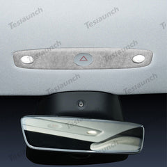 Alcantara Ön Okuma Lambası Kapağı Stickerı 2024 İçin Model 3 Yayla