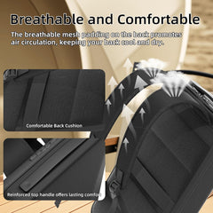 Starlink Mini için Şarj Portu Erişimli Hırsızlığa Karşı Seyahat Çantası