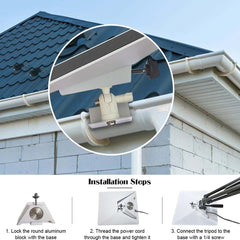 Starlink Mini için Evrensel 1/4"-20 Dişli Tripod Montaj Adaptörü