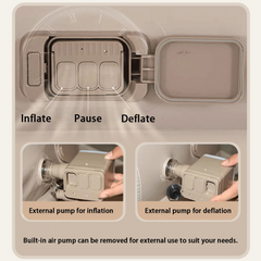 Materasso gonfiabile da campeggio per sedile posteriore Tesla Model 3/Anno/S/X