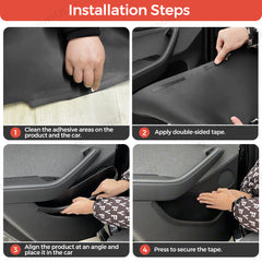 Úložný organizér na dveře s plným pokrytím – vodotěsný a odolný vůči nečistotám Tesla Model Jalovec Y 2025+