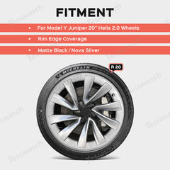 Alt-i-en fælgbeskytter til Tesla Model Y Juniper 20'' Helix 2.0 hjul