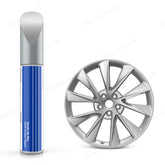 Kerékfelnik javítófesték Tesla Model S- Barkácsolás a járdaszegély kiütéseinek javítása színhez illő javítófestékkel