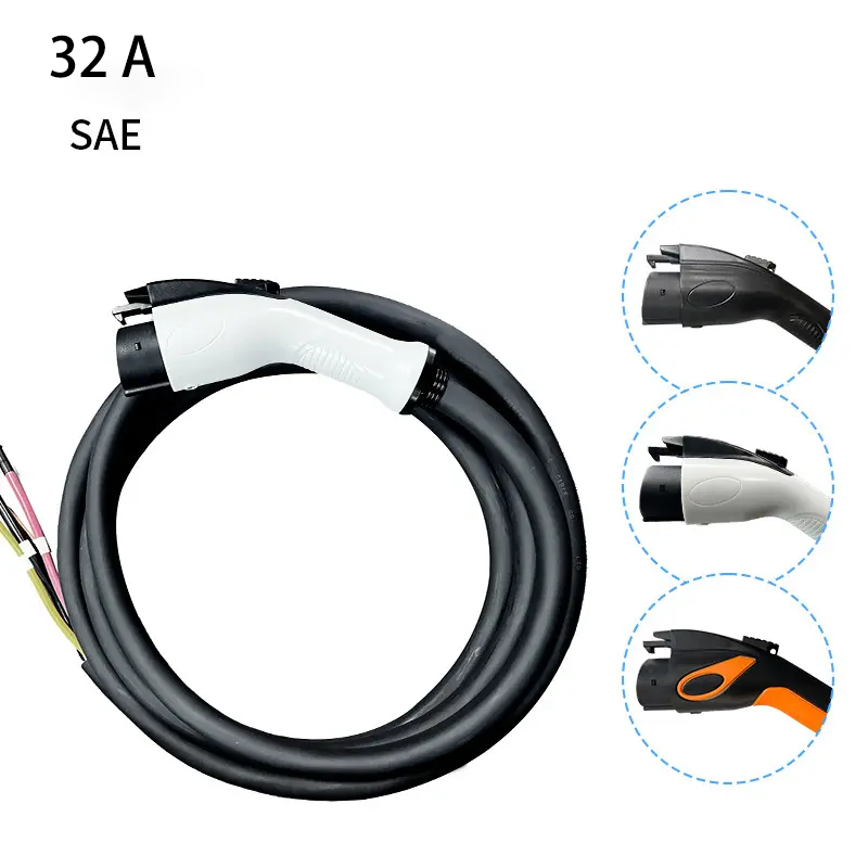 J1772 Extension Cable - Compatible with All J1772 EV Chargers