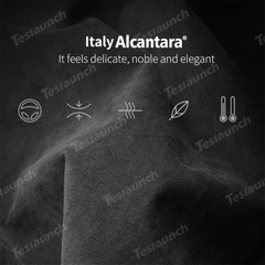 Ergonomic All Weather Alcantara Lumbar Support Pillow - Fits All Cars