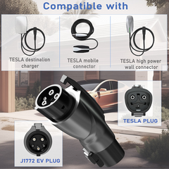 Tesla Adaptador para J1772 Tesla Model 3/Año/S/X/Camión cibernético