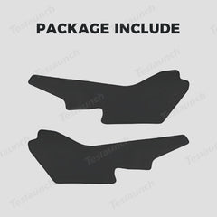 Extended-Length Center Console Side Kick Protection Pads -2-Piece Napa Leather Set for Tesla Model Y Juniper 2025+
