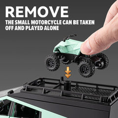 Cybertruck 1/24 Pickup Camping RV Samochód ze stopu metali Model