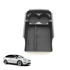 Model X/S Organizér na středovou konzolu s držákem na pohár pro Tesla(2016–2020)