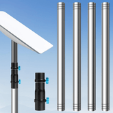 7FT Ground Pole RV Mount Kit with Adapter for Starlink Gen 2 Dish - T-Launch