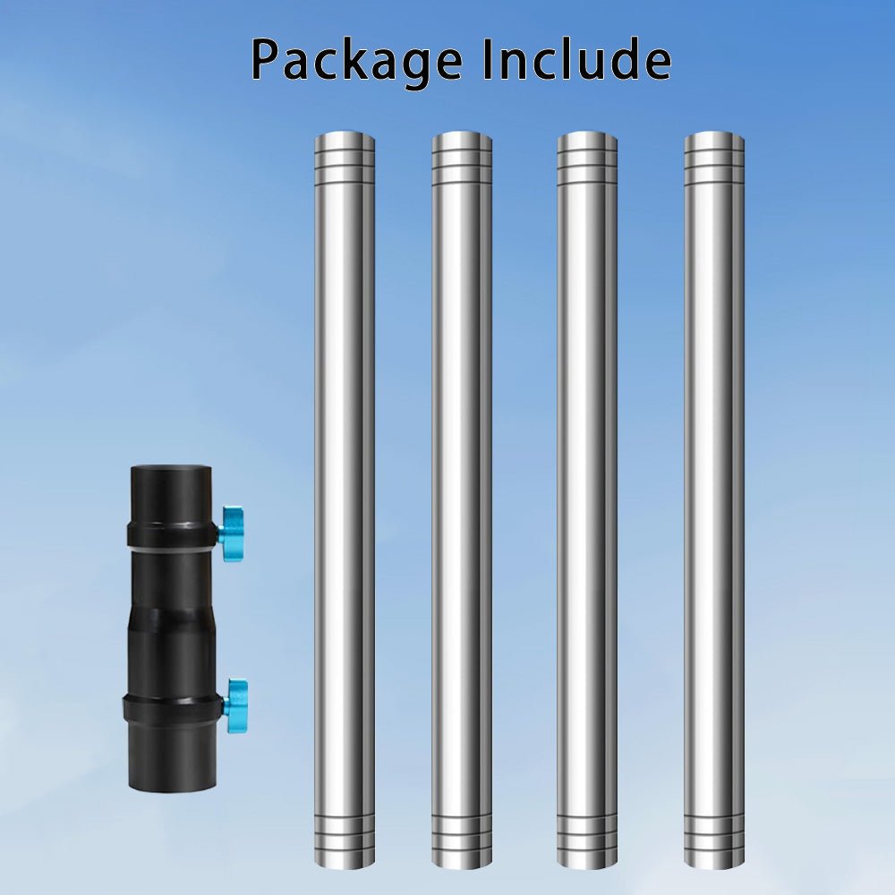 7FT Ground Pole RV Mount Kit with Adapter for Starlink Gen 2 Dish - T-Launch
